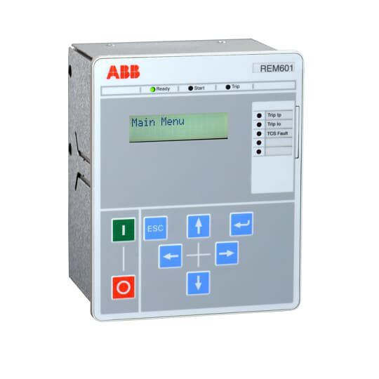Overload relay REM601 ABB Oy Distribution Automation threephase