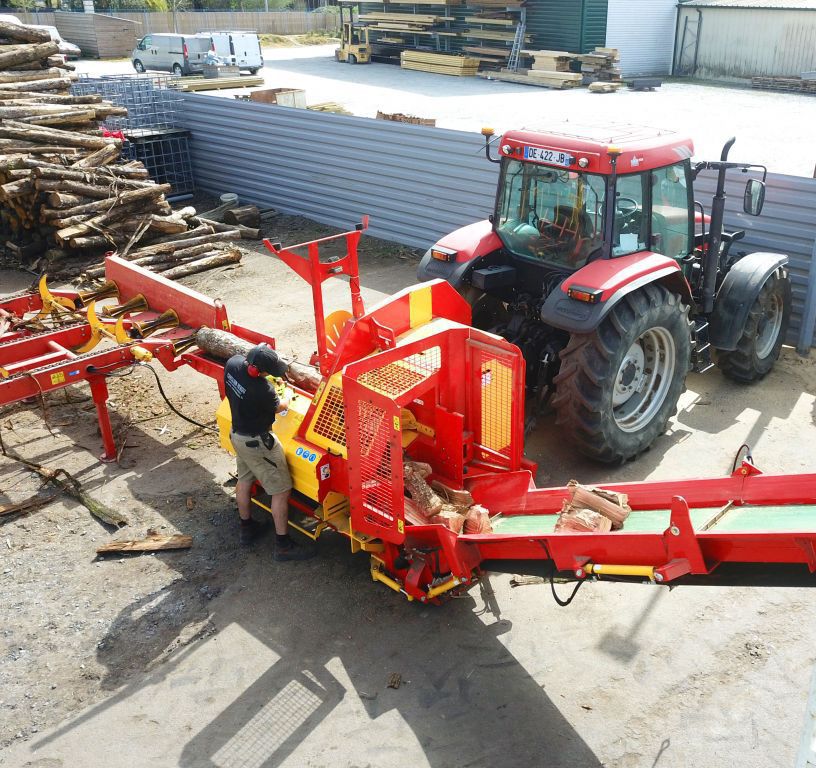 Horizontal log splitter XYLOG 410 RABAUD
