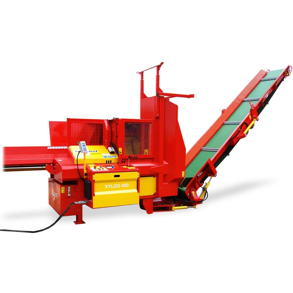 Vertical log splitter XYLOG 420 RABAUD horizontal