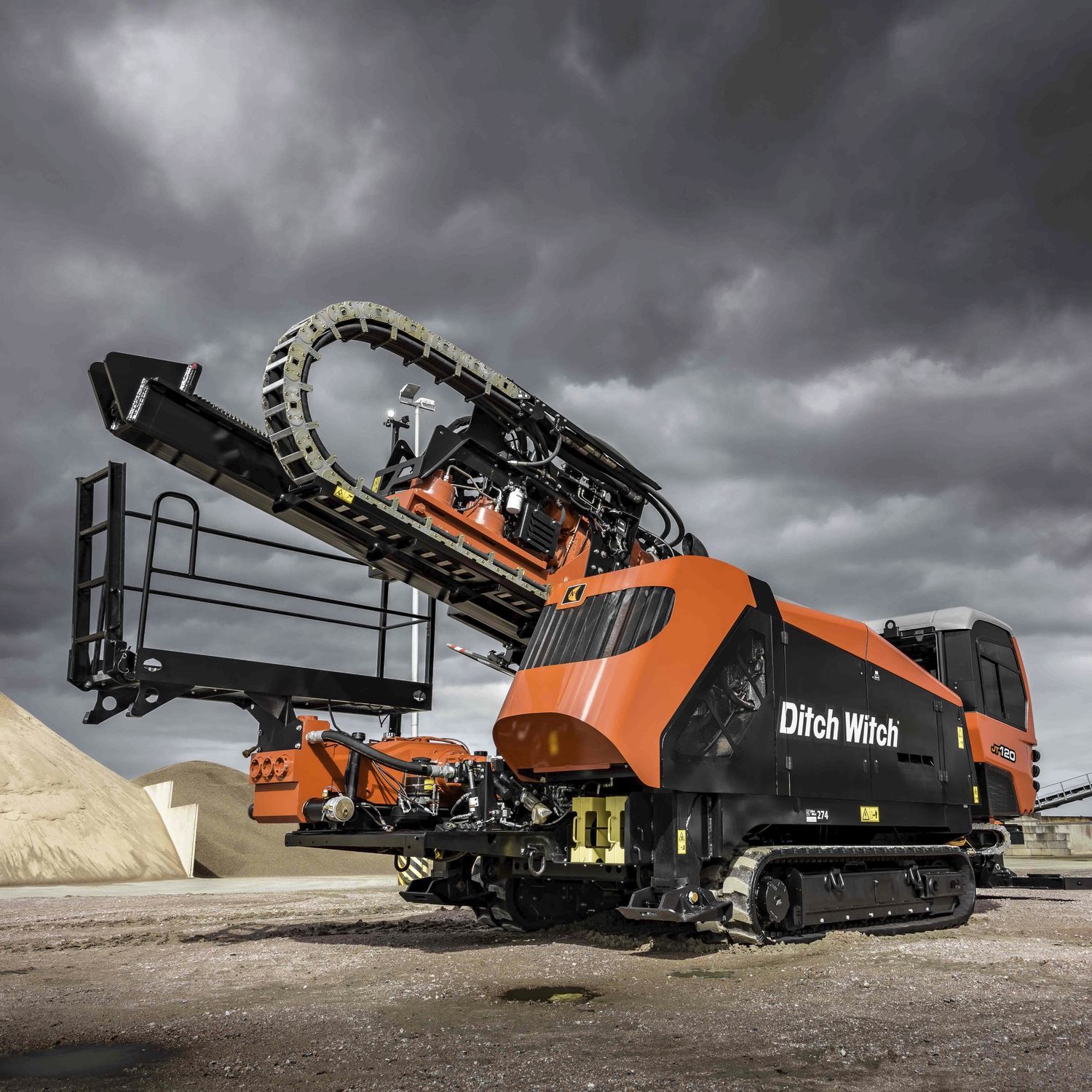 Crawler drilling rig jt120 the charles machine works inc rotary