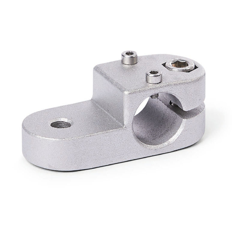 Round tube connector LKQ.E Inocon GmbH aluminum / adjustable