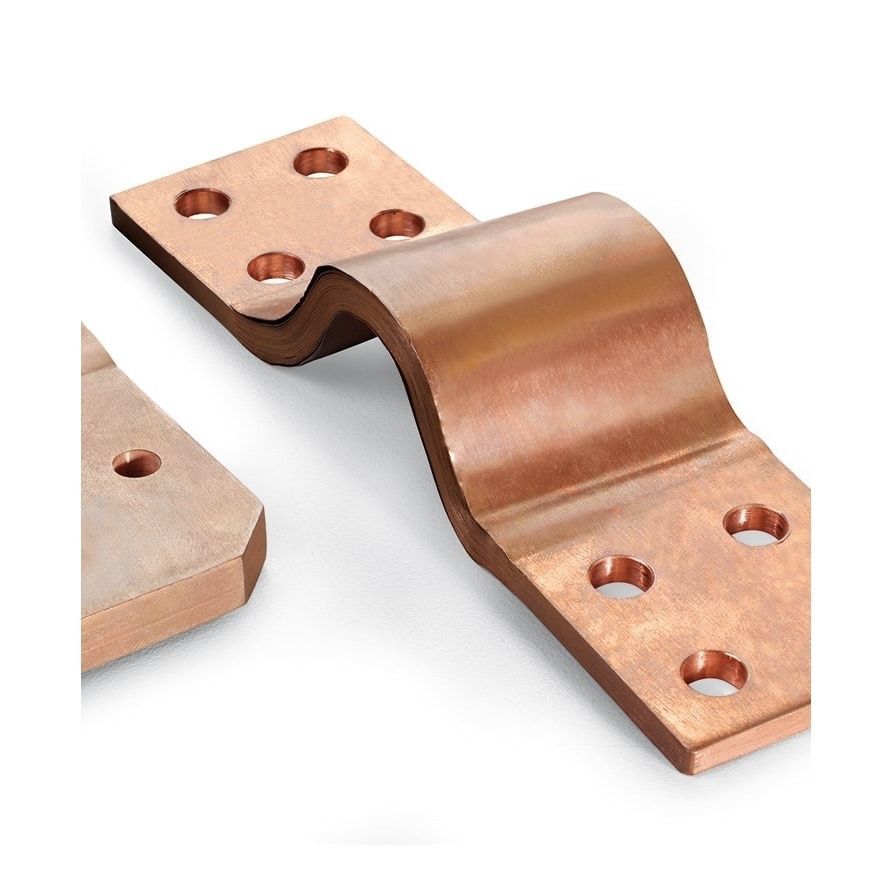 Laminated Shunt Foil Shunt Connectors Bronmetal Welded Copper