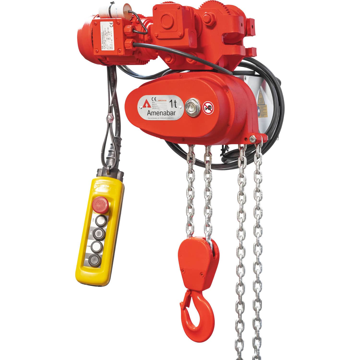 Electric chain hoist K Series TALLERES AMENABAR stainless steel