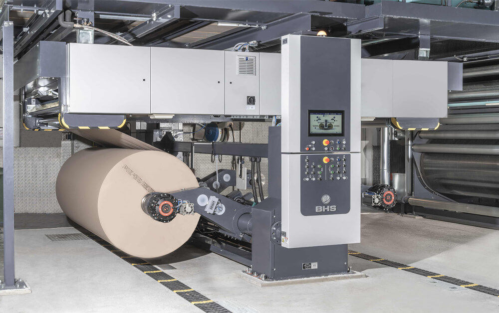 Paper unwinder BHS motorized / automatic / roller