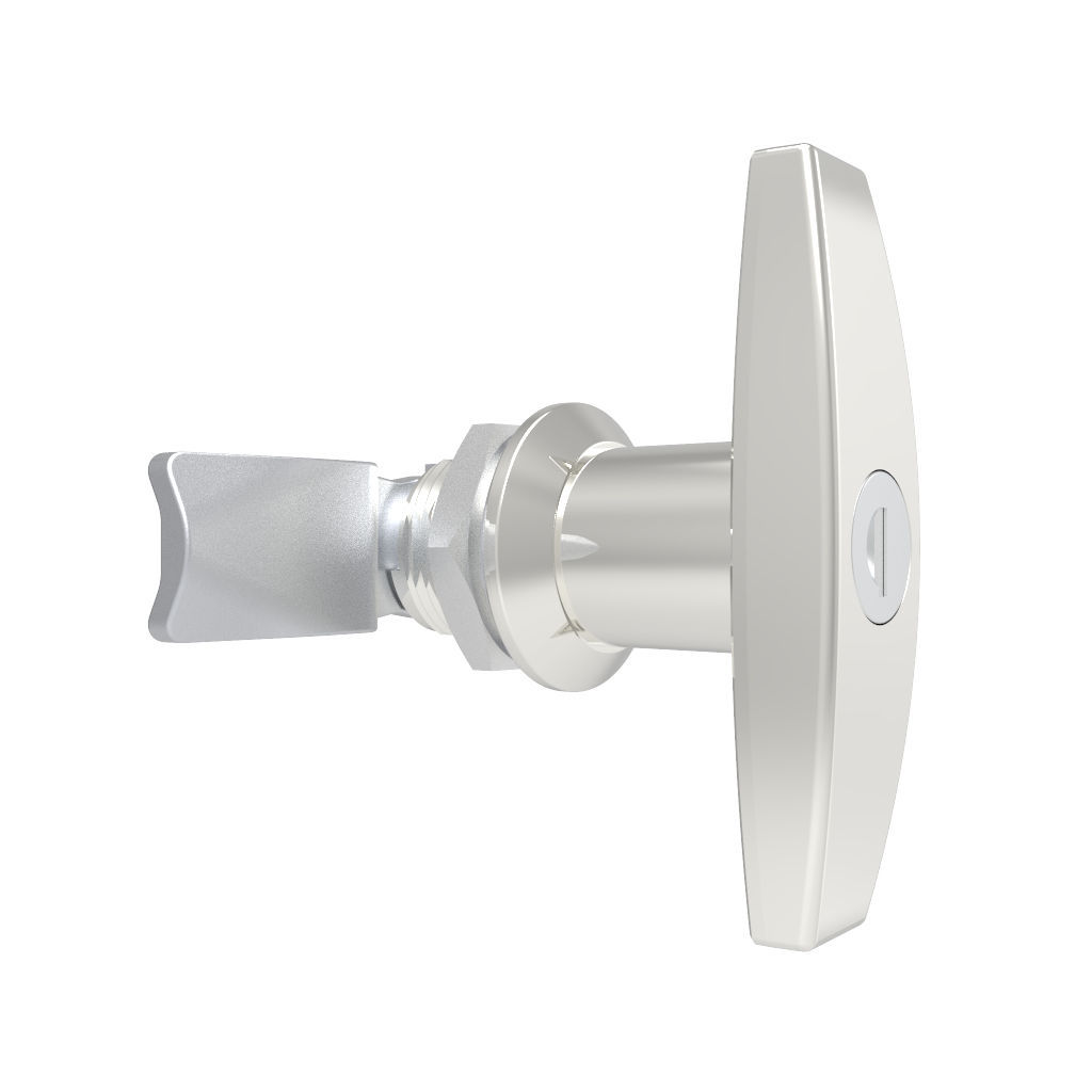 Key lock latch B120110A3 FORND quarterturn / chromeplated