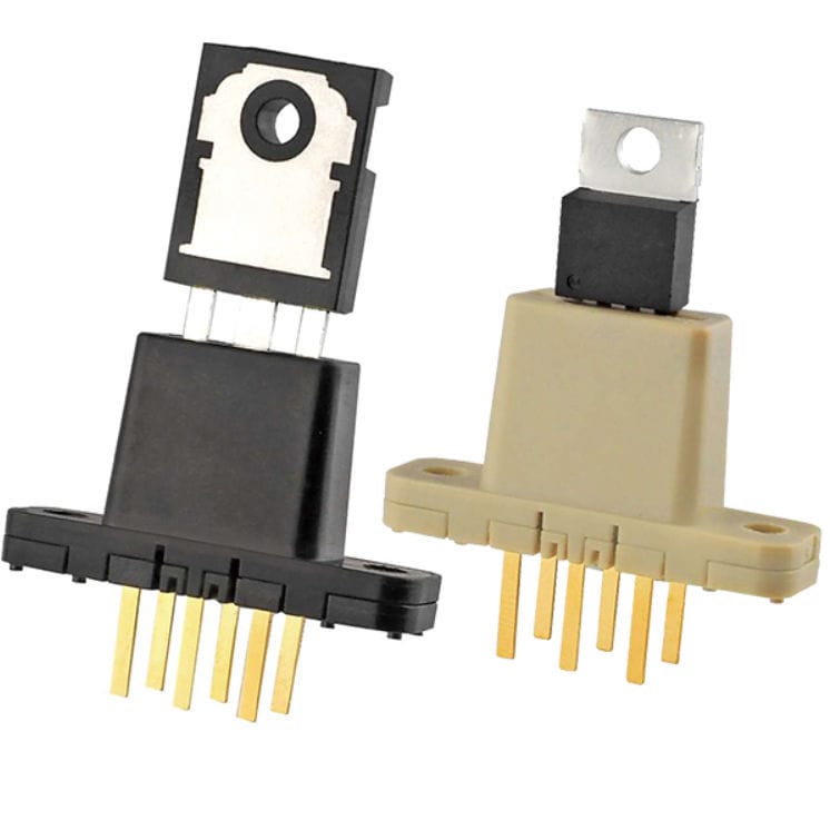 Transistor test socket T3PL214STseries JC CHERRY INC. Kelvin