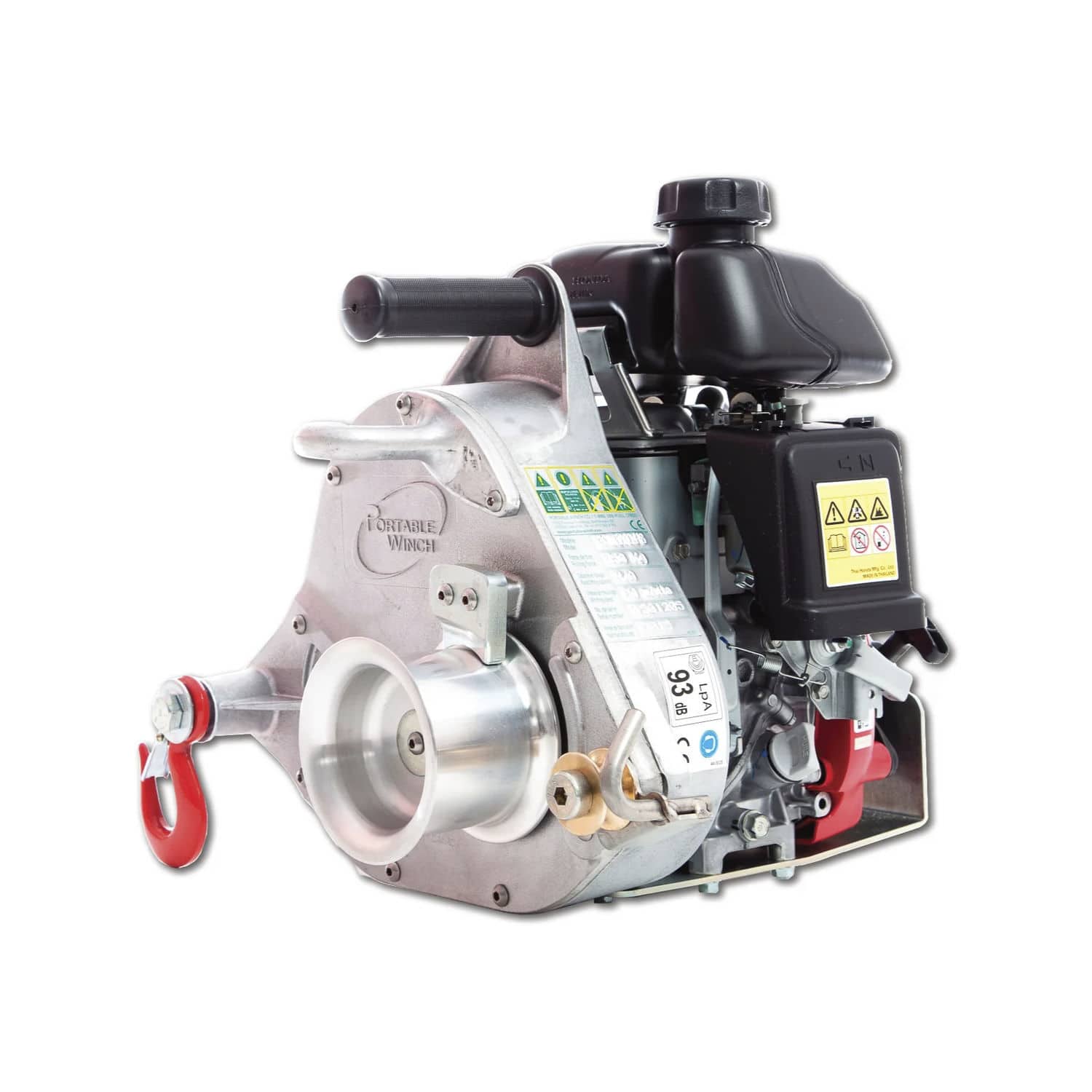 Highspeed capstan winch PCW5000HS PORTABLE WINCH CO. with combustion engine / pulling