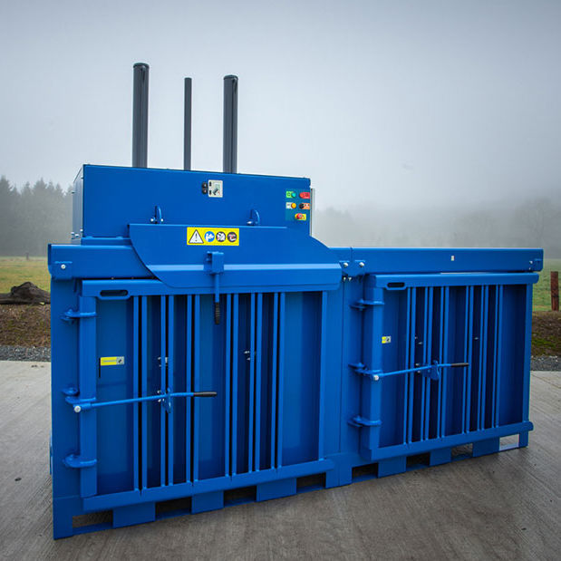 Vertical baling press - 200 multi - MACFAB BALERS - top-loading / front ...