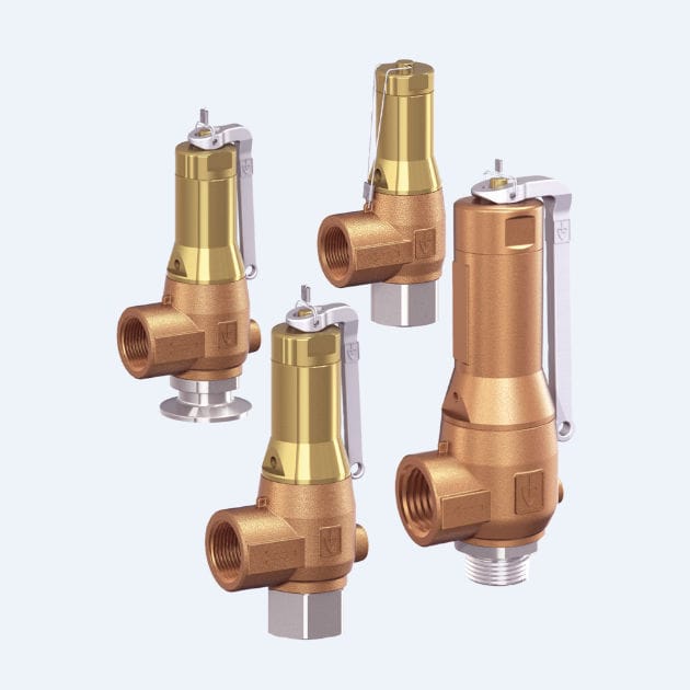 Water safety valve 6450 Goetze KG Armaturen for air / for steam