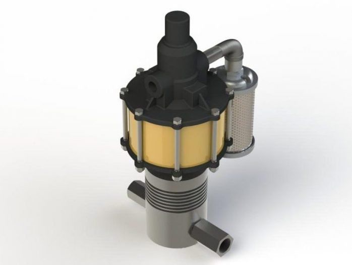 Piston pressure booster GBS series HYDRATRON reciprocating / gas