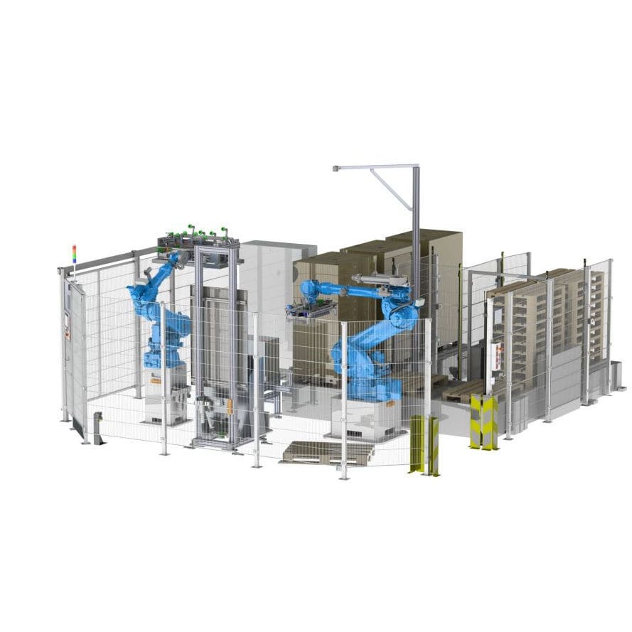 Feed robotic cell - Goldfuss engineering GmbH - loading / filling