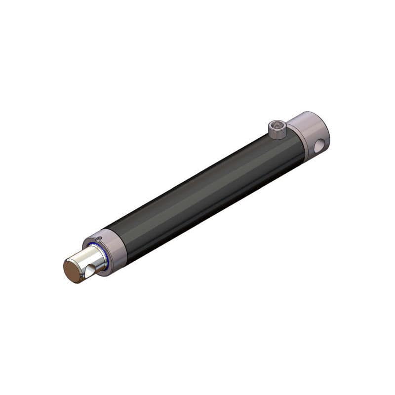 Hydraulic cylinder 100 Bastimec with piston rod / singleacting / ISO