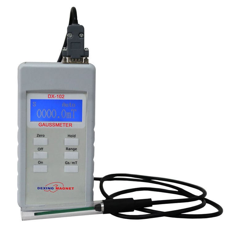 Portable gaussmeter - DX-102 - Xiamen Dexing Magnet Tech. Co., Ltd ...