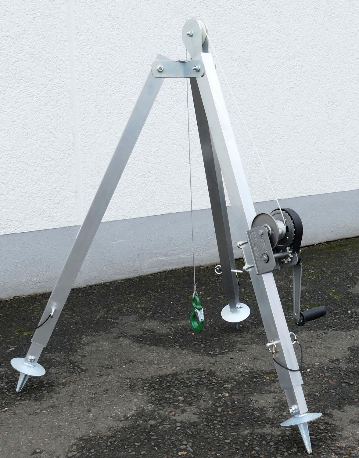 Aluminum lifting tripod 144 WIMAG GmbH telescopic / lightweight