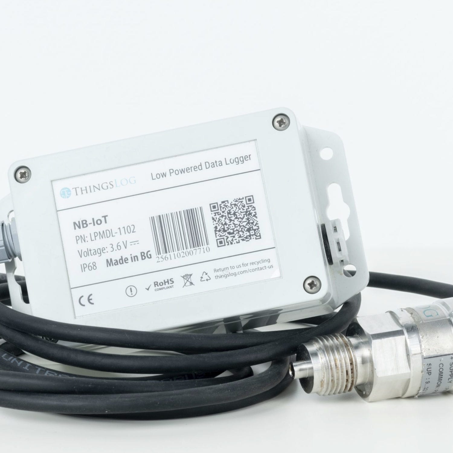 Pressure monitoring system ThingsLog gas / water / air