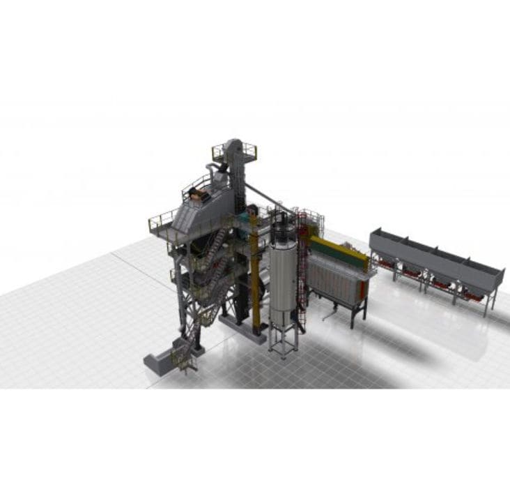 Stationary Asphalt Plant PBA 200 240 Polygonmach Stationary Asphalt Plant PBA 200 240 Polygonmach