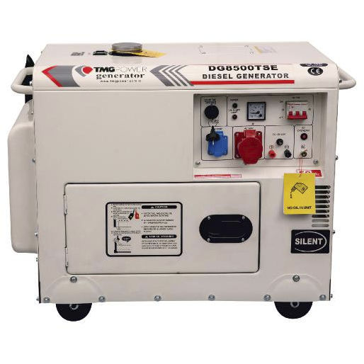 Diesel generator set - DG7500TSE - TMG POWER - single-phase / 50 Hz ...