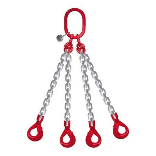 Chain sling - DEREMAUX - steel / stainless steel / zinc-plated steel