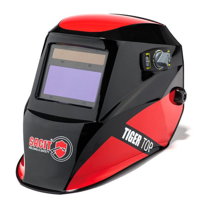 Autodarkening welding helmet TIGER TOP SACIT EN 175 / EN 379 / TIG