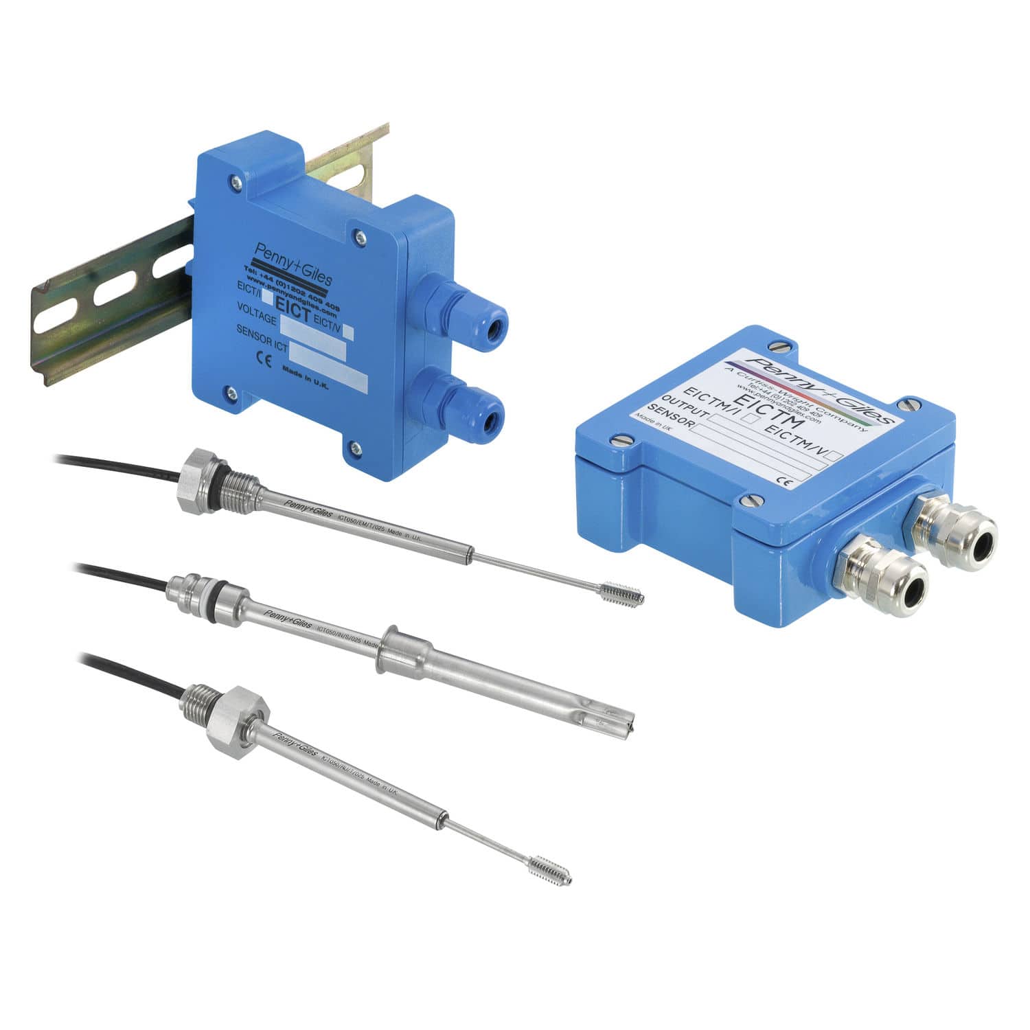 Linear position sensor ICT050 CURTISSWRIGHT contactless / potentiometer / analog