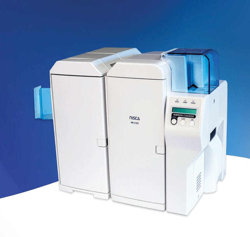 Hot laminator - PR-L151 - Team NISCA - roll-to-roll / for cards