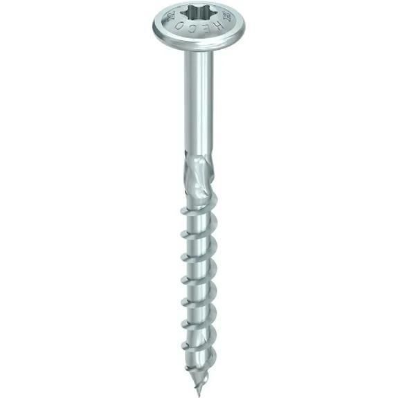 Wood screw - TOPIX-plus TelKo HD 6,0x100 TG znbl - HECO - button washer ...