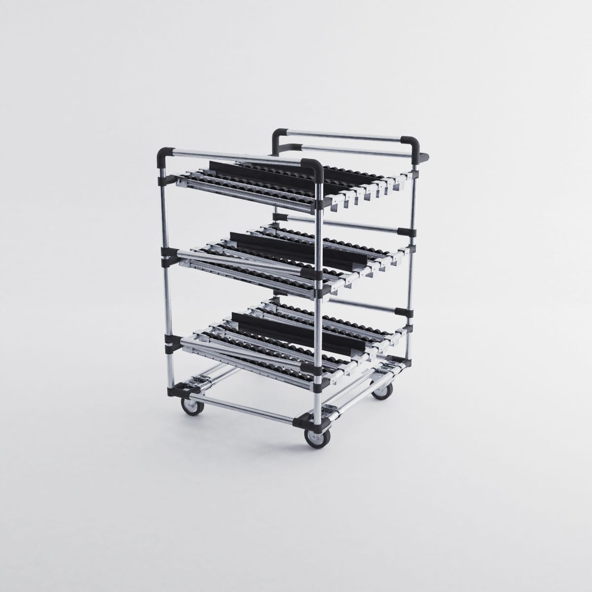 Transport cart LOG0204 OPEX FACTORY steel / shelf / platform