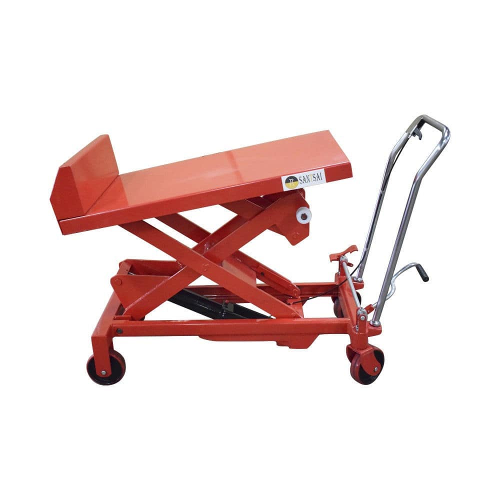 Tilting lift table TF F series SANTSAI MACHIENRY scissor