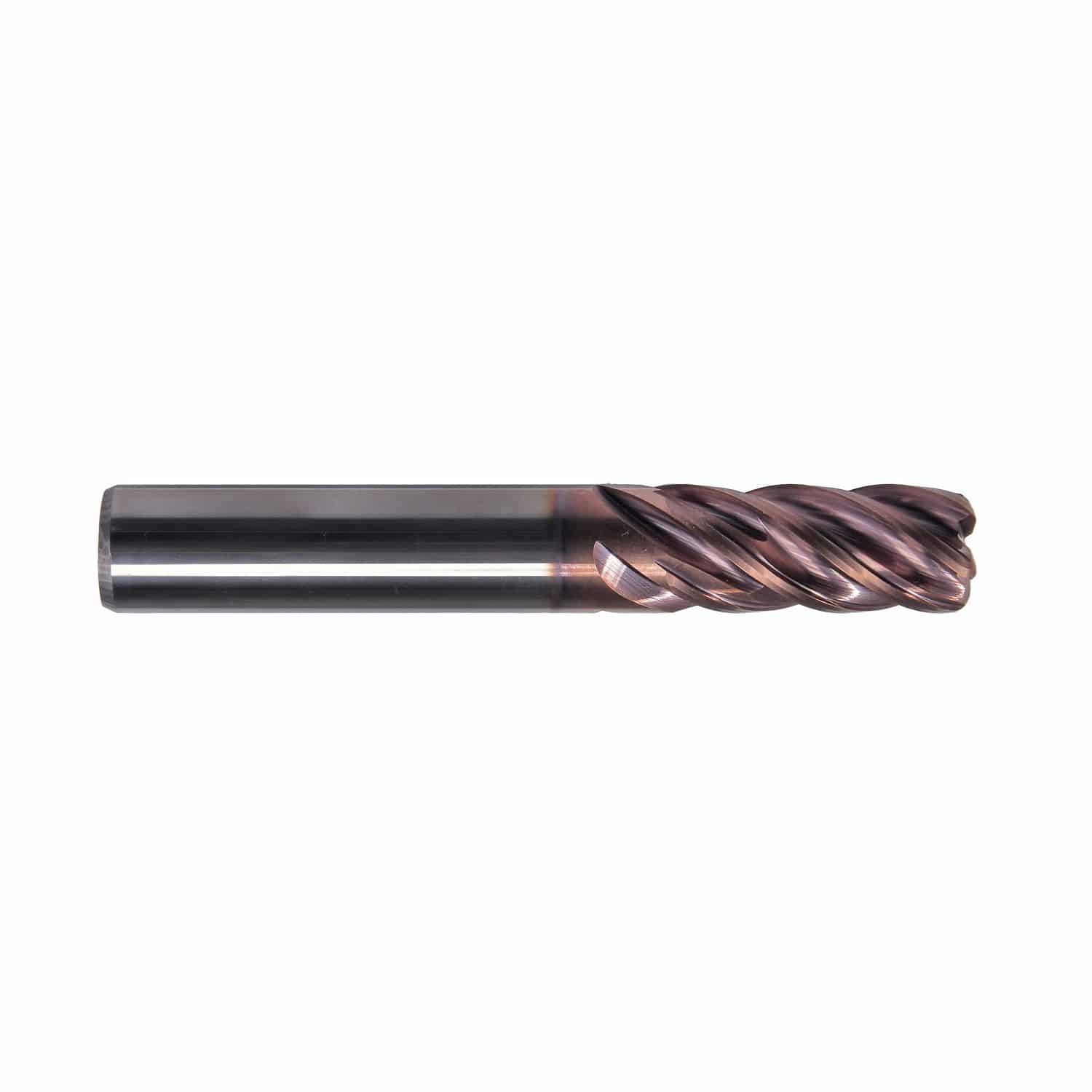 Unequal helix milling cutter H5 DueCi SRL corner radius