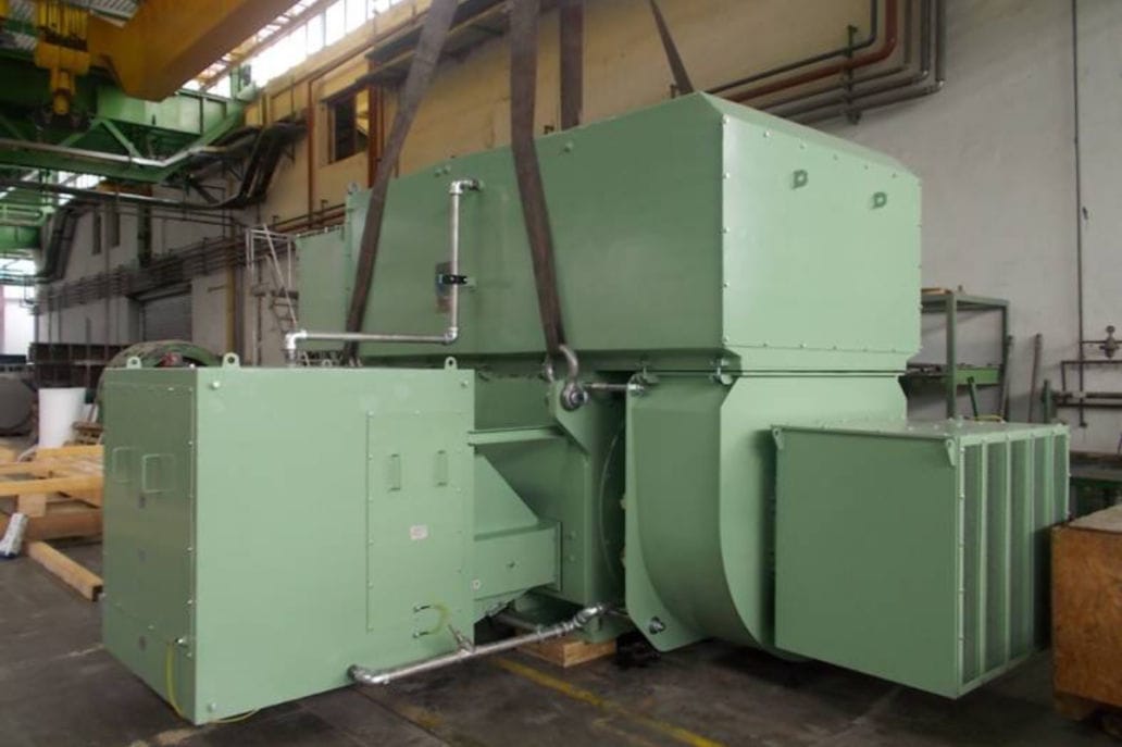 Threephase alternator Ganz Transformers and Electric Rotating