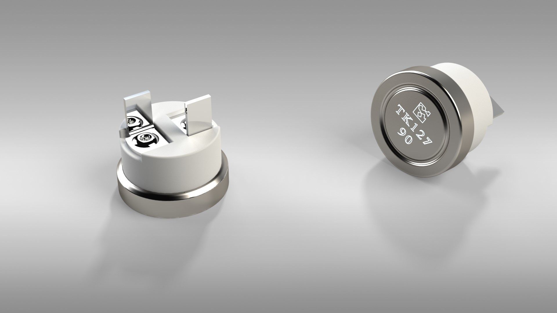 Bimetallic thermostat TK127 90 Thermorex CJSC terminal block / panelmount