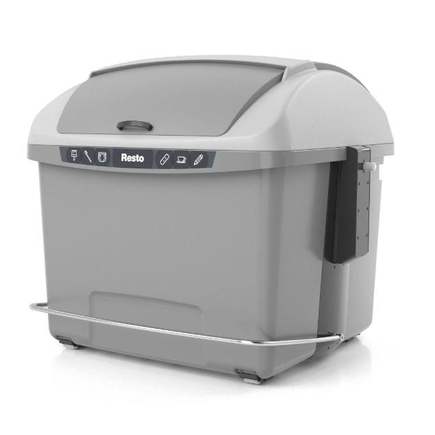 Plastic waste container - OVAL 3000 - CONTENUR SL - smart / side ...