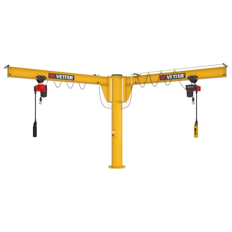 Doublearm jib crane VETTER Krantechnik GmbH pillar / electric