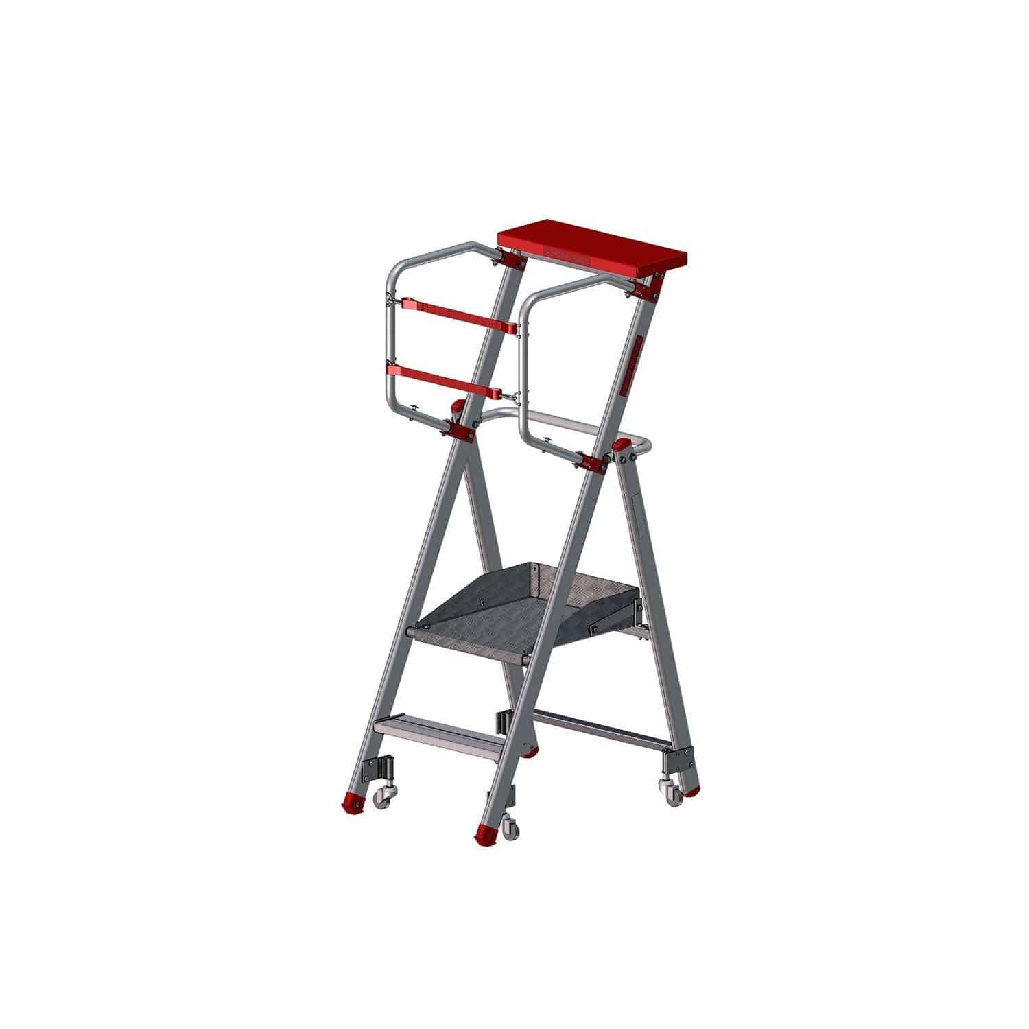 Aluminum step ladder F881700063 FORTAL 2step