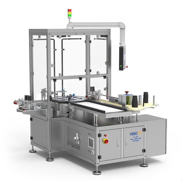 Vial labelling machine - VL-100 - VISIOTT Teknoloji San. Ve Tic. Ltd ...