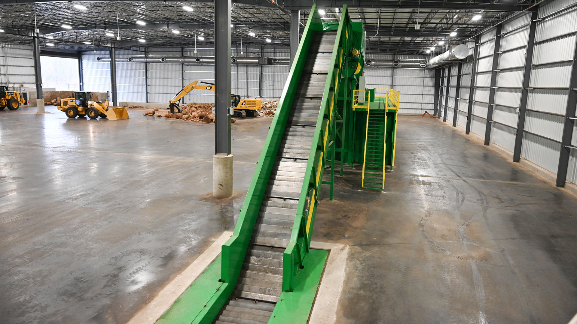 Belt conveyor - Green Machine - horizontal / inclined / sorting