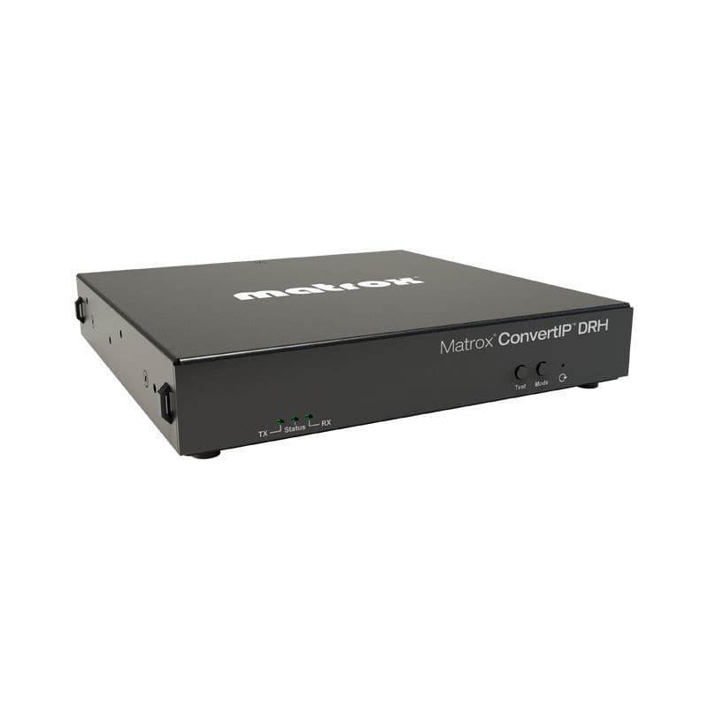 IP receiver - ConvertIP DRH - Matrox Video - RS232 / Ethernet / compact