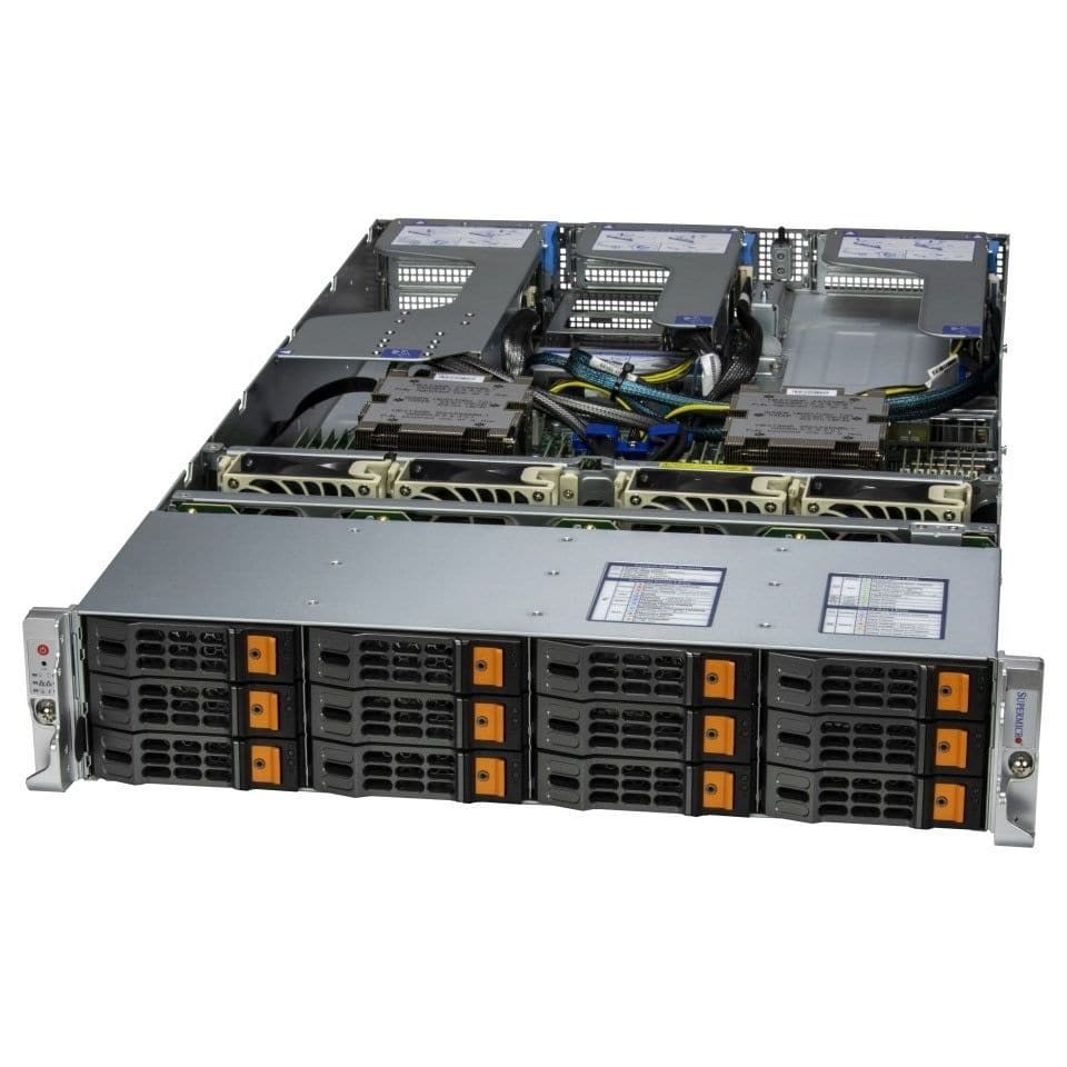 Network server AS 2025HSTNR SUPERMICRO video / GPU / 2U