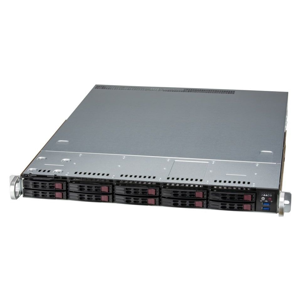 Rack-mount chassis - 116BAC10-R860W - SUPERMICRO - 1U / backplane / 10 ...