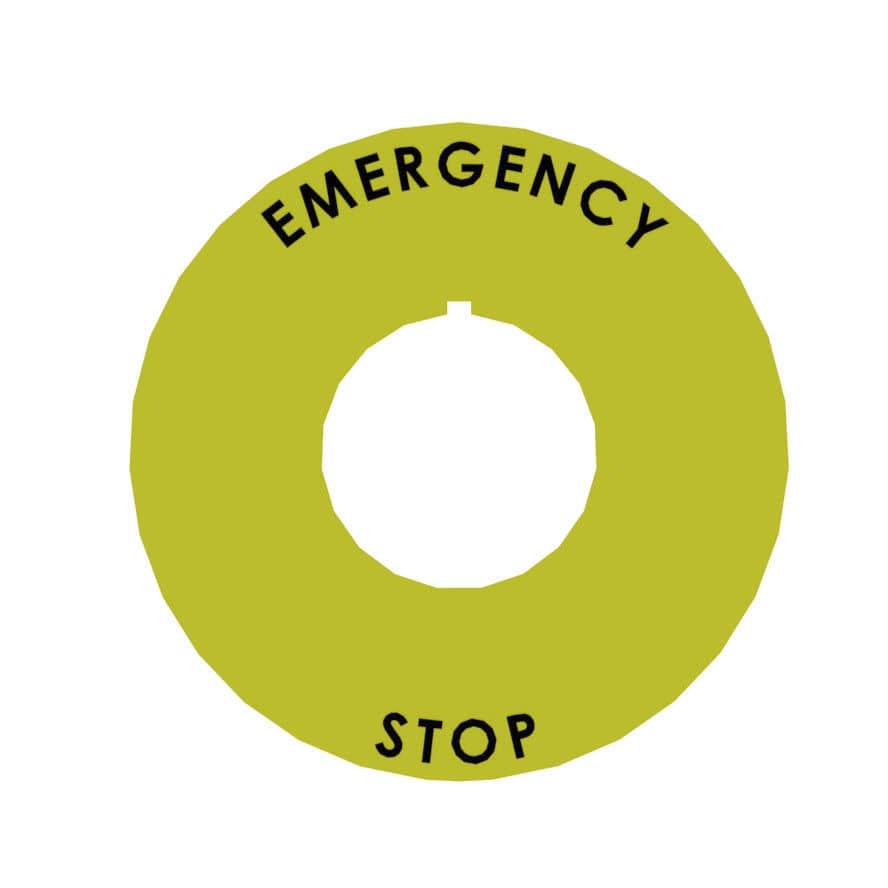 Identification label - ES-22L - Stack-Light.com LLC - safety / adhesive ...