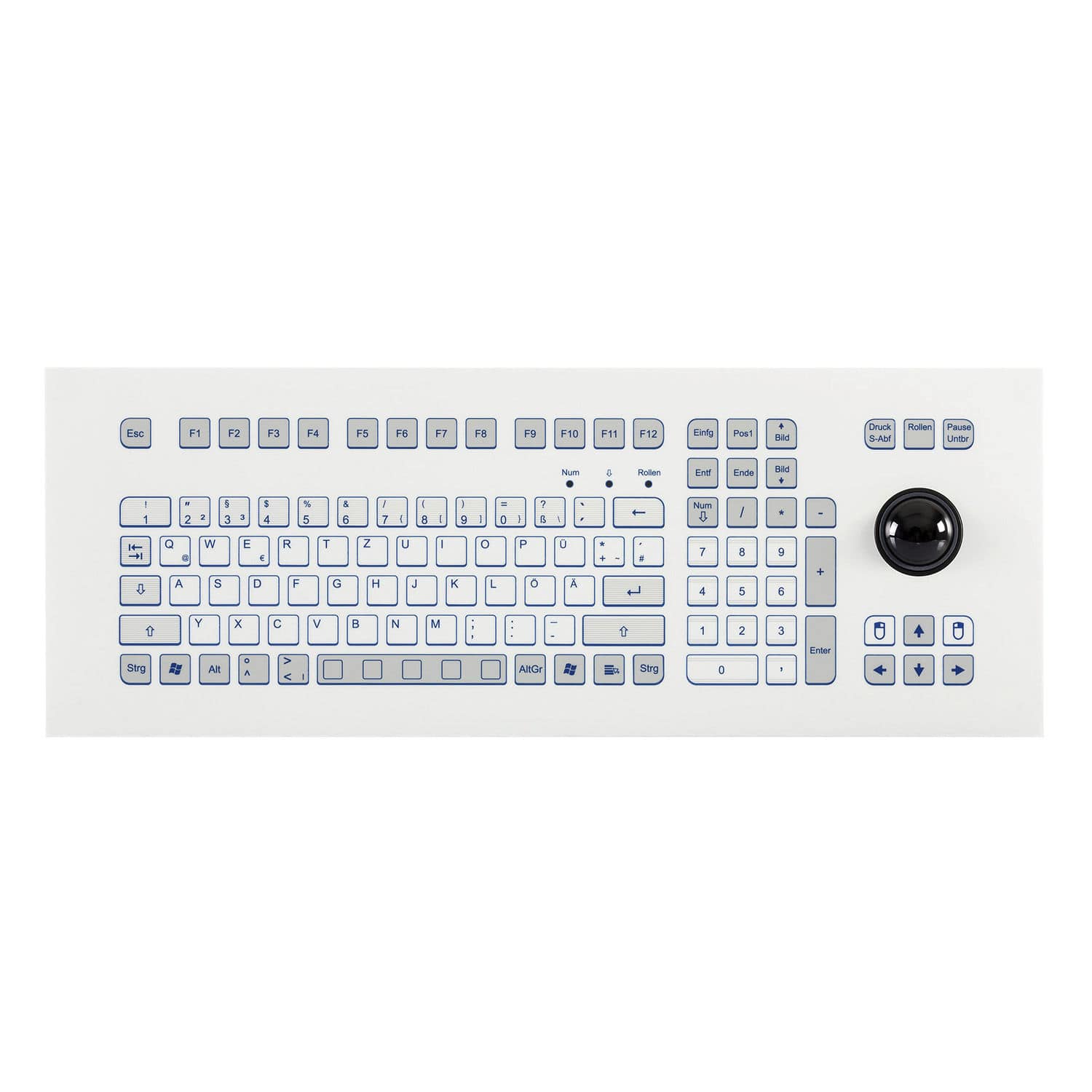 Rack-mount keyboard - KS18277 - GETT Asia Ltd. - membrane / 105-key ...