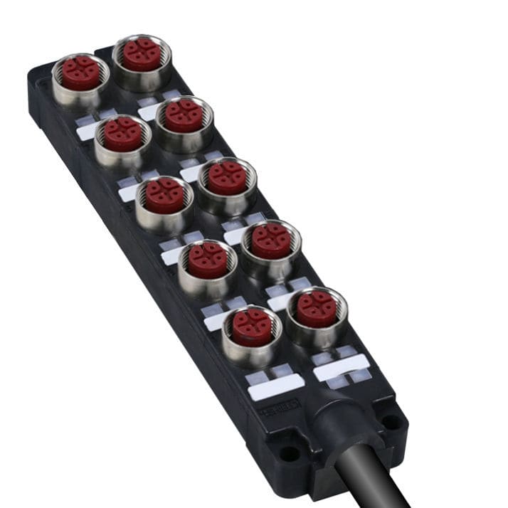 Proximity sensor junction box - SF20xN7 - PONY SRL - with electrical socket