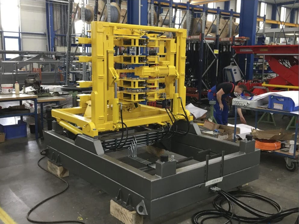 Load rotator - Wasser Schnitt, S.L. - electric / 180°