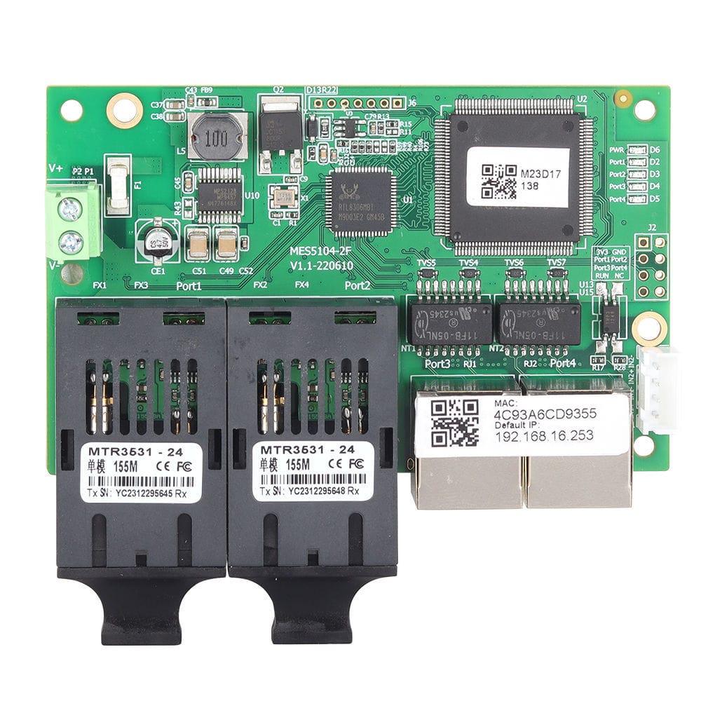 Managed ethernet switch - MES5104-2F - Maisvch - 4 ports / layer 2 ...