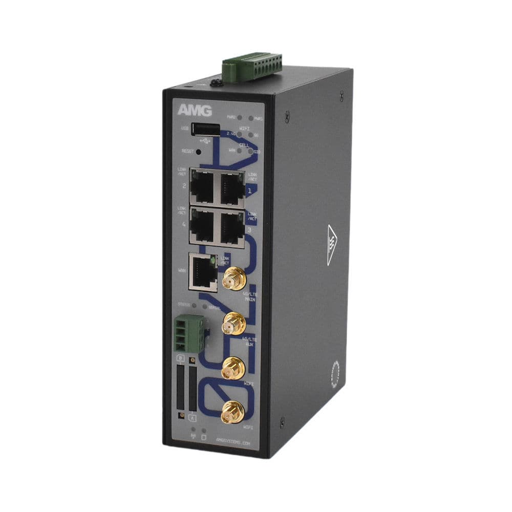 Cellular communication router - AMG750-1G-4G-1U4 - AMG Systems - data ...