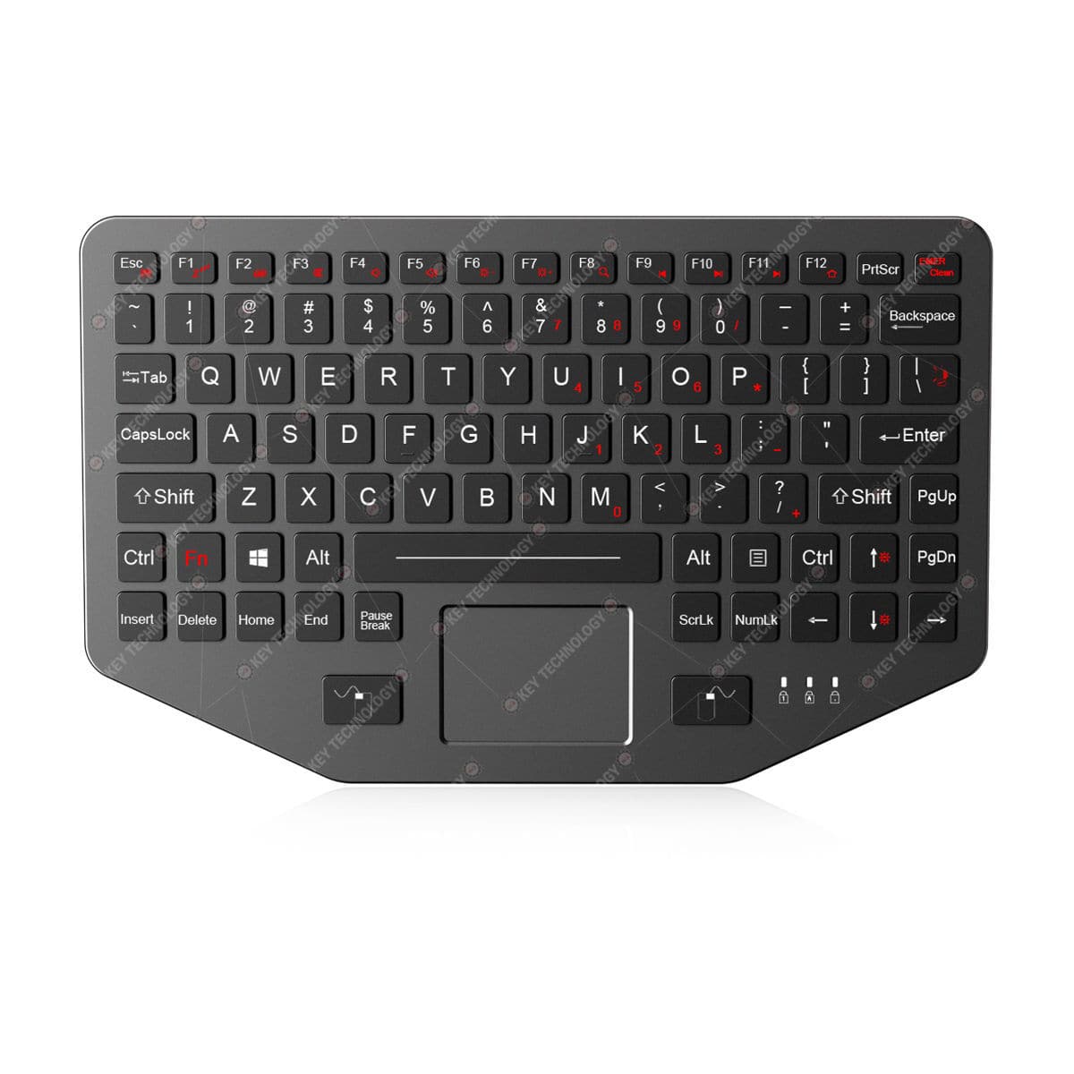 Panel-mount keyboard - K-TEK-M275TP-FN-BL-ANA-151B-DWP-V02 - Key ...