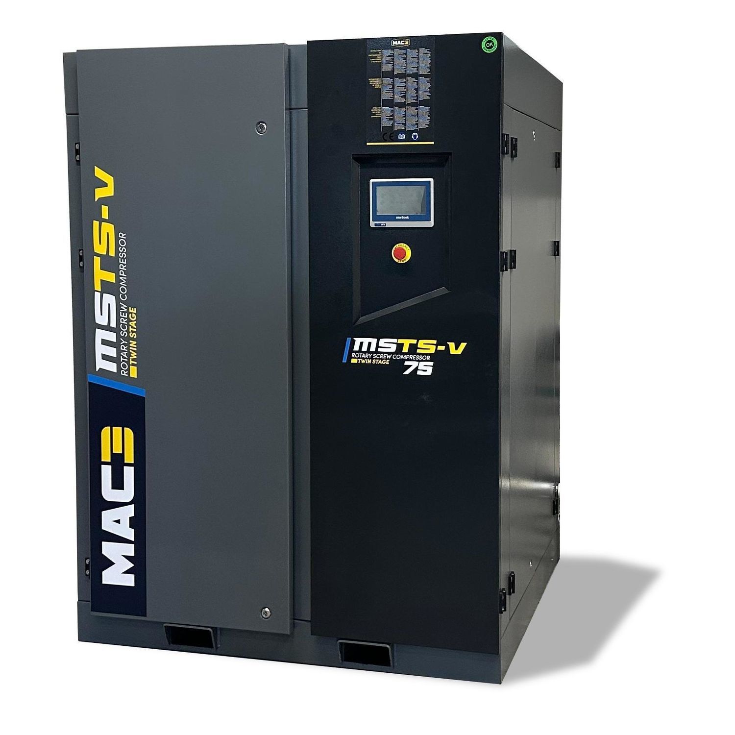 Mfs Compressor Screw compressor - MSTS-V series - MAC3 - air / electric / stationary