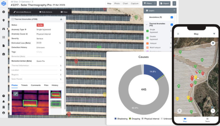 Tracking software - Sitemark - for solar power plants / construction ...
