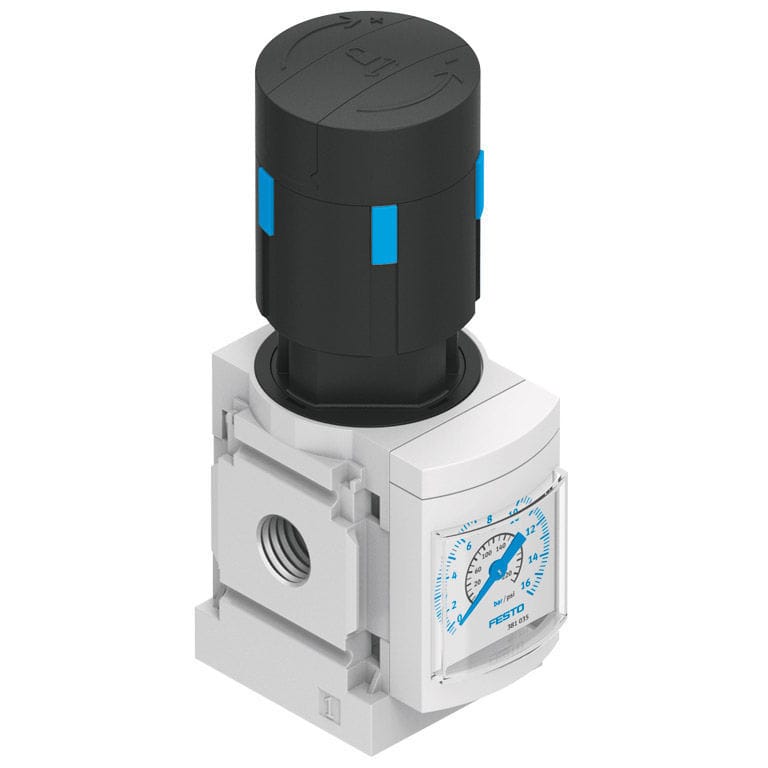 Compressed air pressure regulator MS4LR series FESTO diaphragm