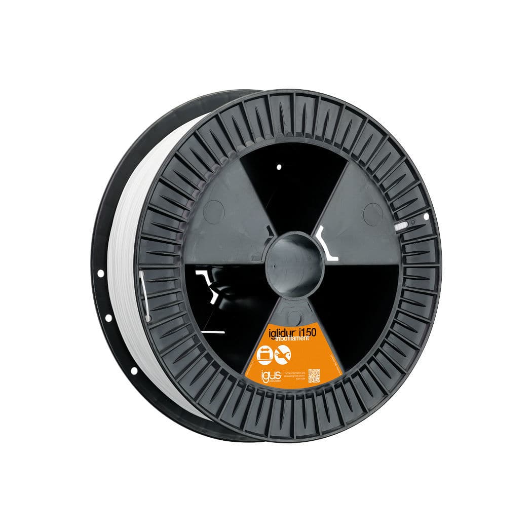 3D printer CPE filament i150 igus® 1,75 mm / white / abrasion